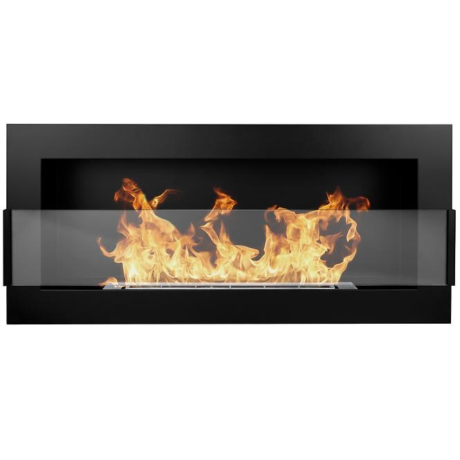 Biokrb 900x400 čierny štrukturálny zo sklom,2