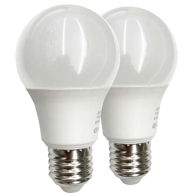 Žiarovka LED 2PACK A60 E27 10W 3000K