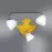 Lampa puzzle K3P-8 žltá/šedá PL3