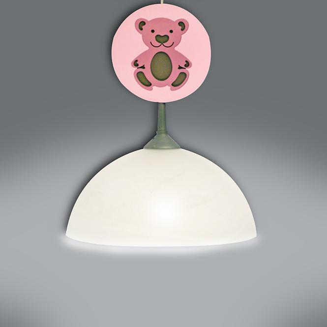 Lampa medveď ružová L1K-012 LW1