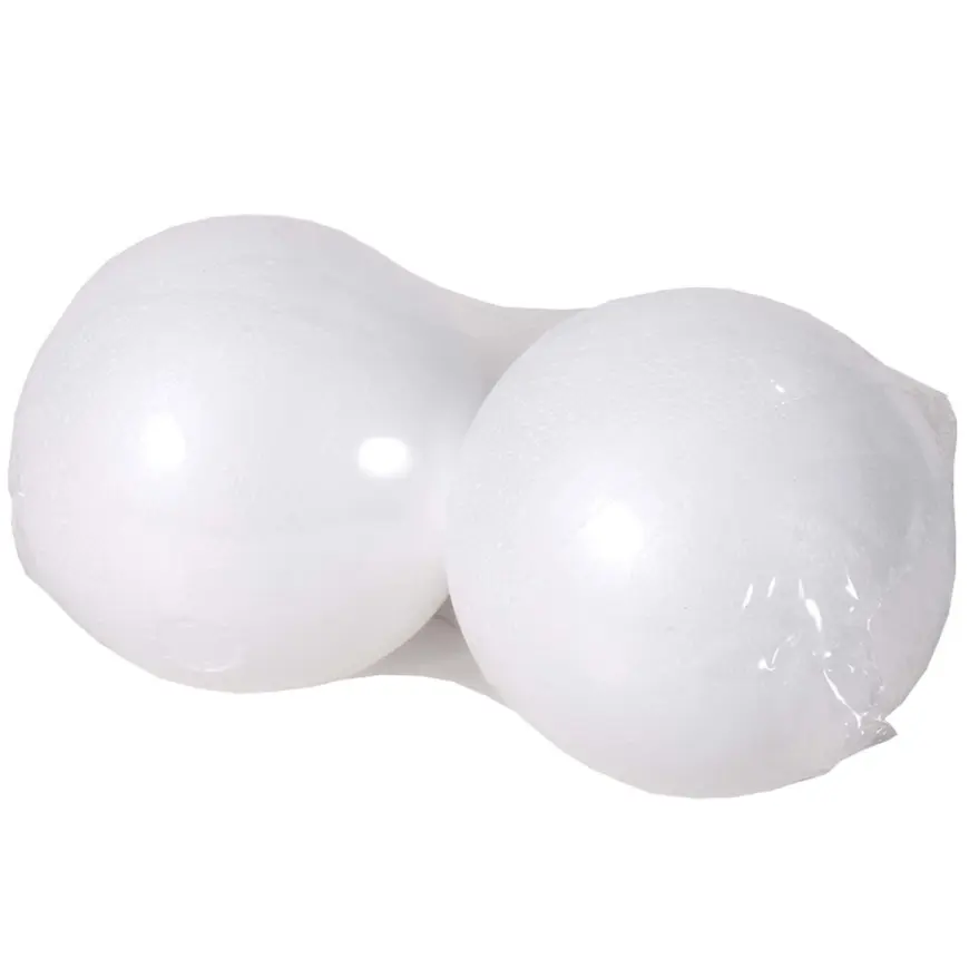 Guľa na aranžovanie polystyrénová plná d8cm  2ks