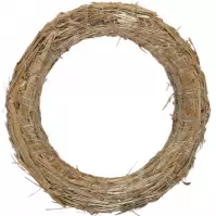 Kruh aranžovací slamový d40/8cm