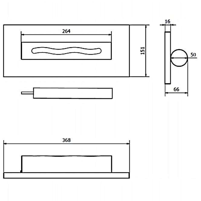 Biokrb voľne stojací Stainless biely lesklý,5