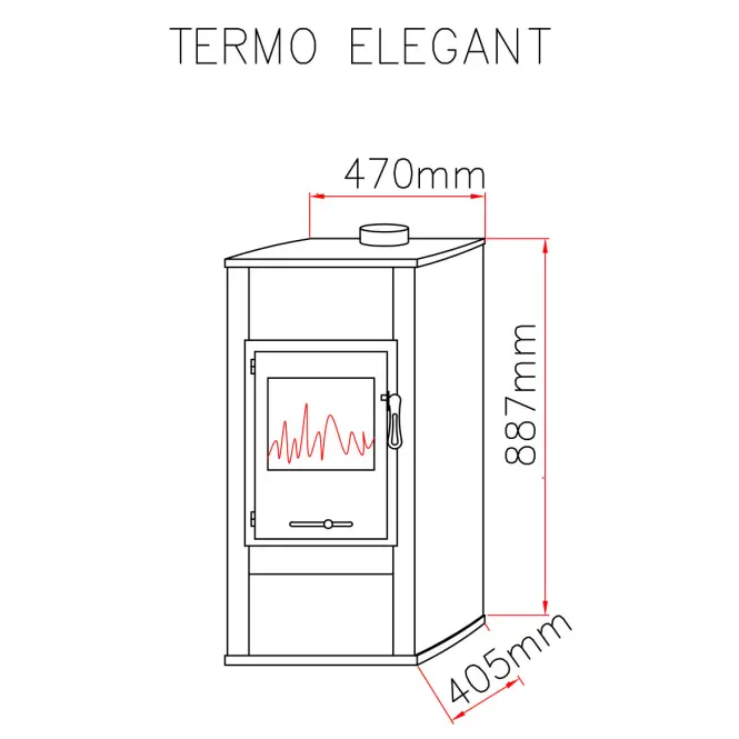 Krbové kachle Termoelegant béžový 8,45 KW,3