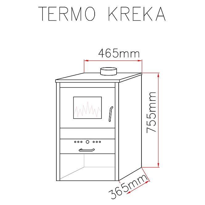 Krbové kachle Termokreka 7KW