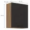 Skrinka do kuchyne VIGO grafit mat 60G-72 1F,2