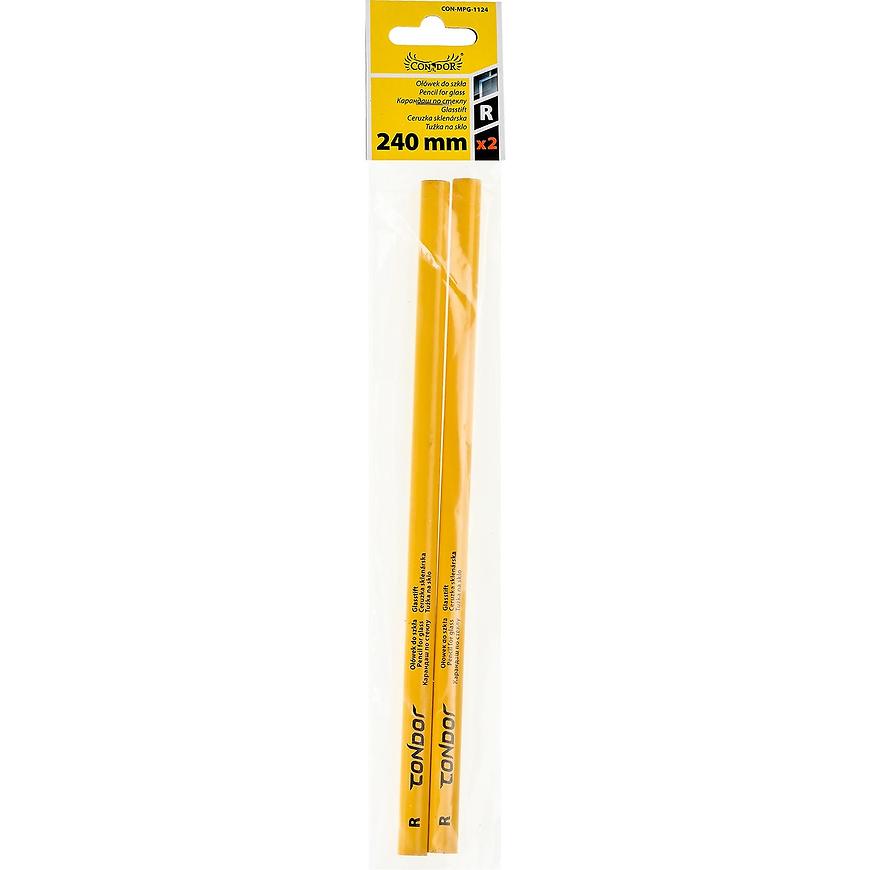 Ceruzka, na sklo, 240 mm, 2 ks., Drel