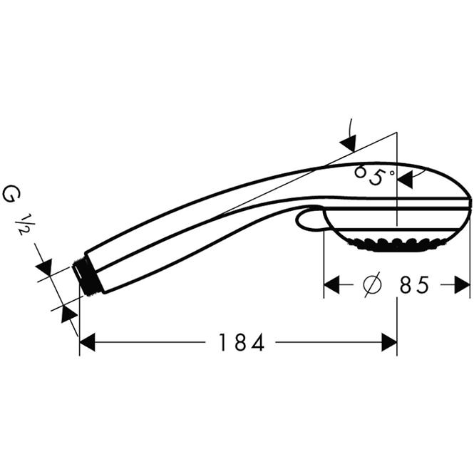 Crometta85 variojet rucna sprcha