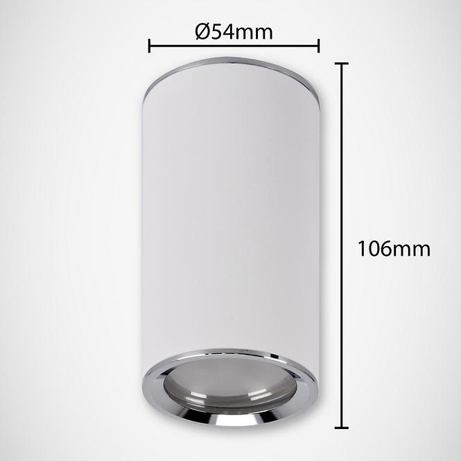 Nástenná lampa Megan Dwl GU10 biela 03657 K1,5