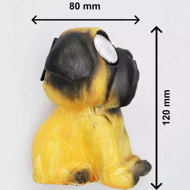 Solárne svietidlo T1680330-1 8,5x9x11 cm pes,2