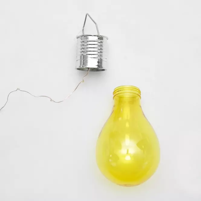 Solárna lampa GLE90899 LED – METAL, D:  8cm, H: 15cm