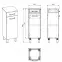 Komoda Uno 30 1D 1S white,2