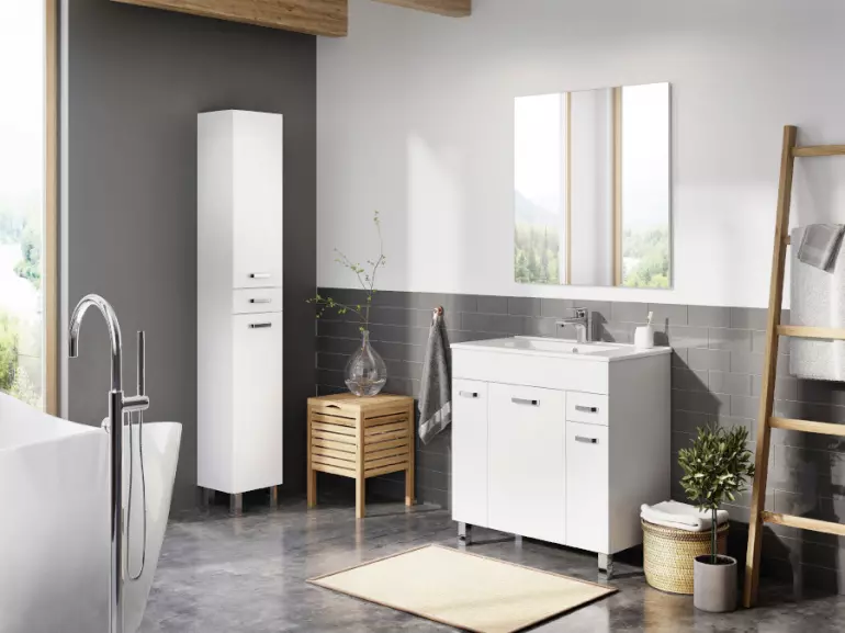 Stĺpik Uno 30 2D1S white,3
