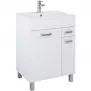 Kúpeľňová skrinka Uno Kyra 60 2D1S white