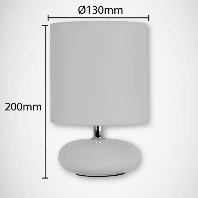 Stolná lampa Pati 03143 E14 biela