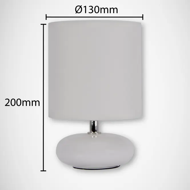 Stolná lampa Pati 03143 E14 biela,2