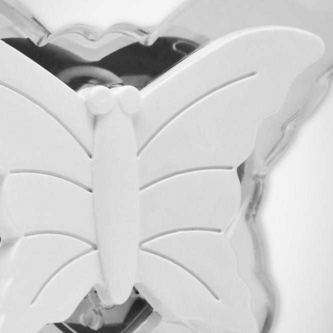 Nočná lampa Motýľ HL994L 0,4W modrá