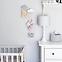 Nočná lampa Motýľ HL994L 0,4W modrá,8