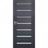 Dvere vnútorné Torino 7*7 80P Dub Antracit 288