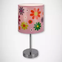 Stolná lampa Nuka E14 ružová 03651 LB1
