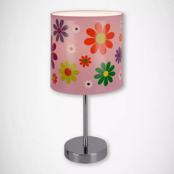 Stolná lampa Nuka E14 ružová 03651 LB1