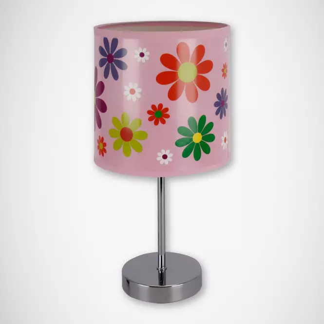Stolná lampa Nuka E14 ružová 03651 LB1