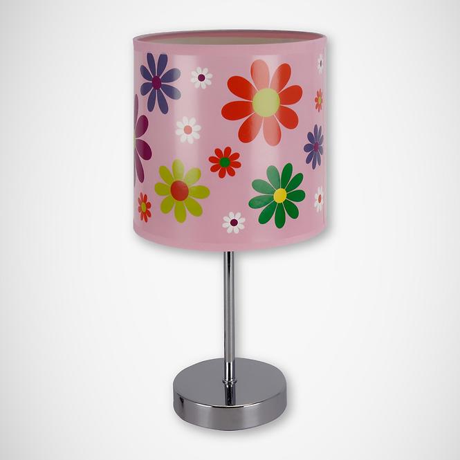 Stolná lampa Nuka E14 ružová 03651 LB1
