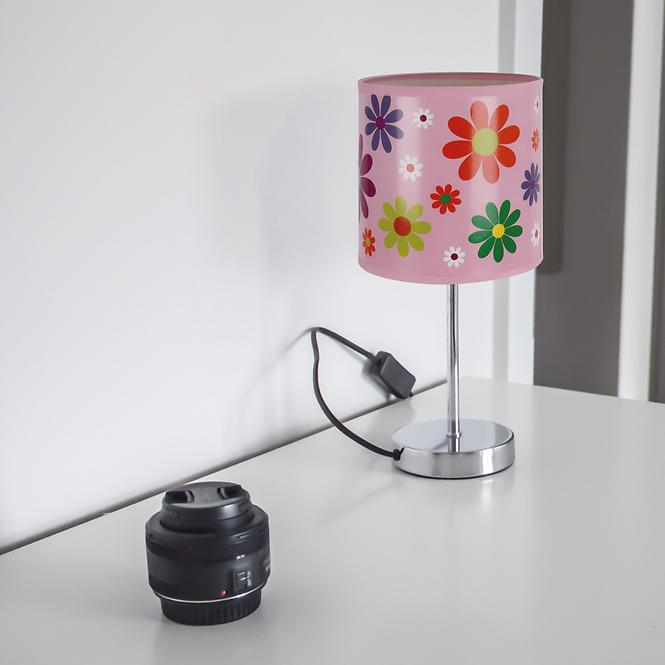 Stolná lampa Nuka E14 ružová 03651 LB1