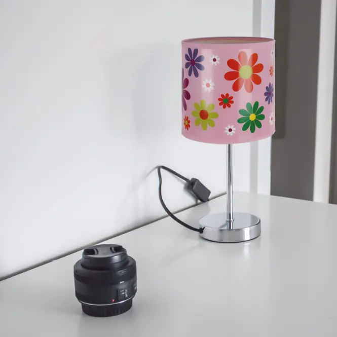 Stolná lampa Nuka E14 ružová 03651 LB1,8