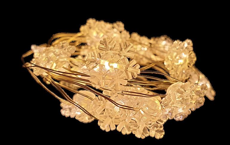 Vianočné svetielka 50l snehové vločky 19/19/nik bat ww