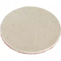 Leštiaci kotúč filcový, so suchým zipsom, 125 mm, Drel