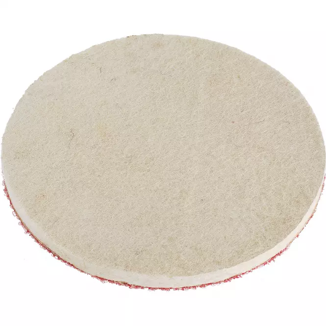 Leštiaci kotúč filcový, so suchým zipsom, 125 mm, Drel