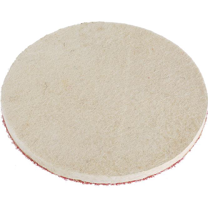 Leštiaci kotúč filcový, so suchým zipsom, 125 mm, Drel