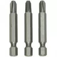 Krížový bit, PH3 x 50 mm, 3 ks, Drel