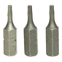 Bit Torx, T8 x 25 mm, 3 ks, Drel