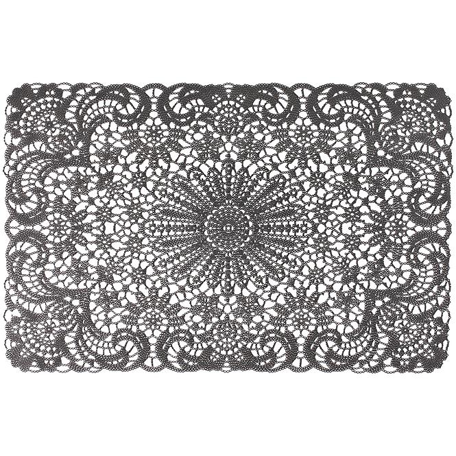 Podložka pod tanier  Lace 45x30 cm sivá ar-mata-lace-szar