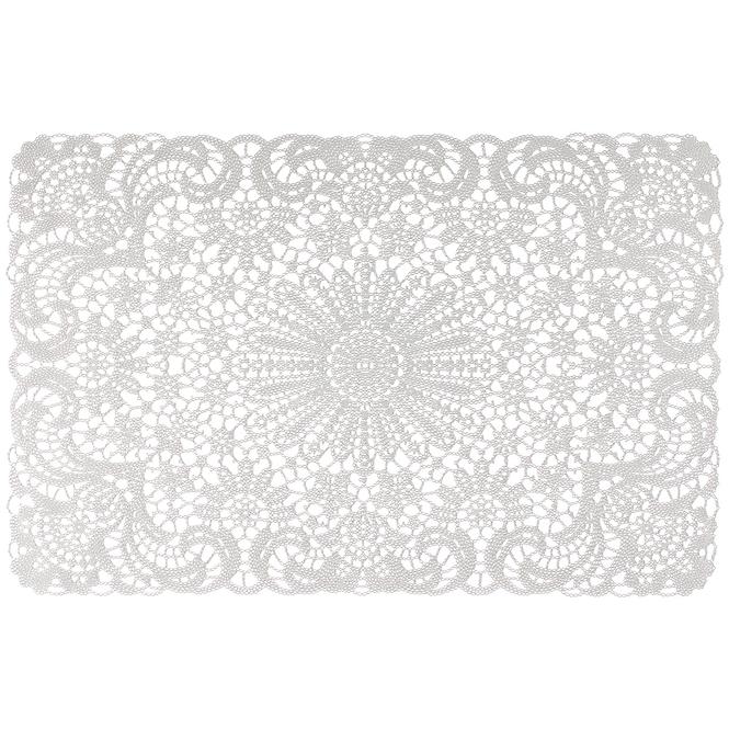 Podložka pod tanier Lace, 45x30 cm biela ar-mata-lace-bial