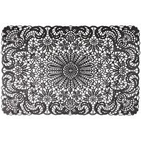 Podložka pod tanier Lace, 45x30 cm čierna ar-mata-lace-czar