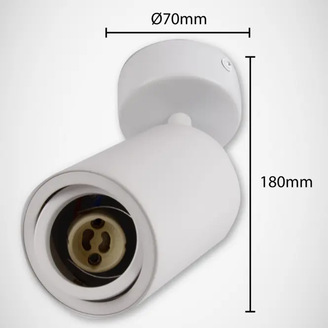 Nástenná lampa Bemol 3538 Spt GU10 biela K1,8