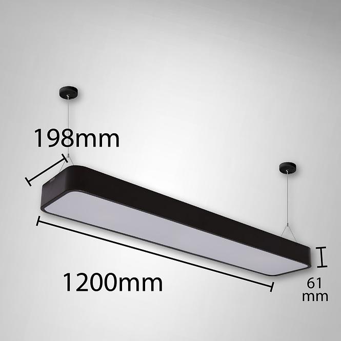 Lampa Flara 03634 LED 45W čierna 4000K LW1