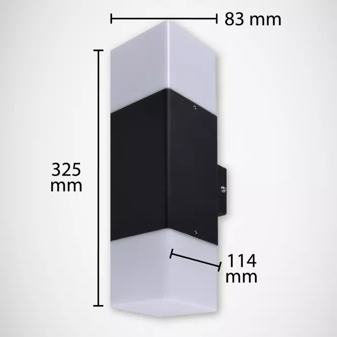 Záhradná lampa Gryf 2xe27 D 03653 K2,3