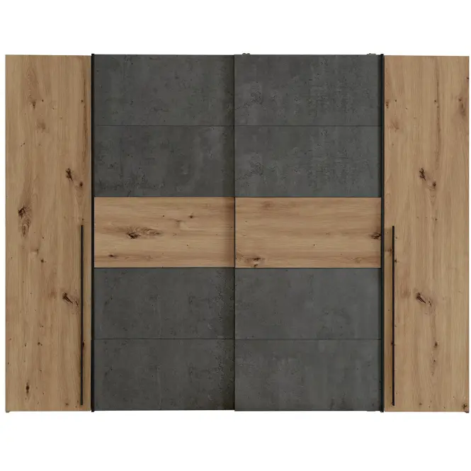 Skriňa Narago 270 cm Dub Artisan/Betón,11