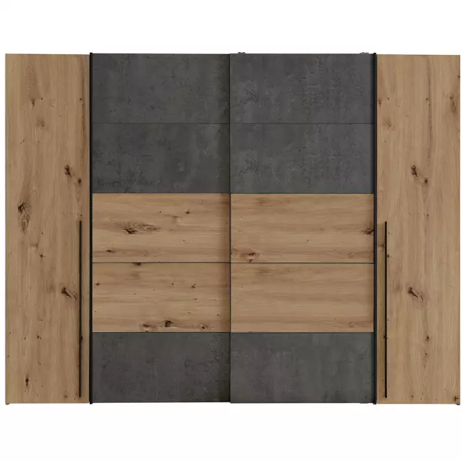 Skriňa Narago 270 cm Dub Artisan/Betón