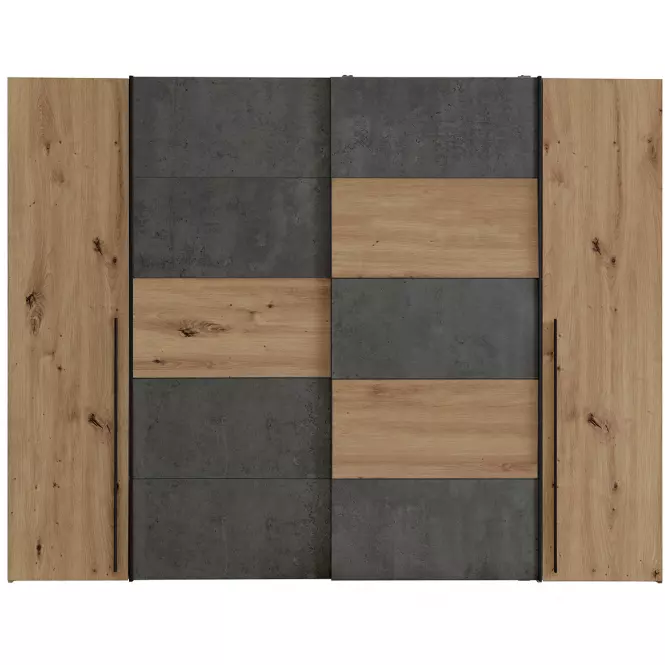 Skriňa Narago 270 cm Dub Artisan/Betón