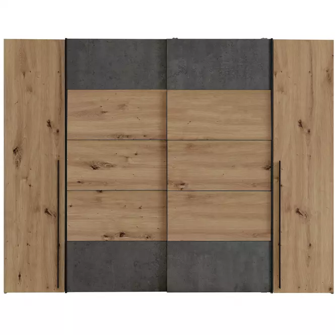 Skriňa Narago 270 cm Dub Artisan/Betón