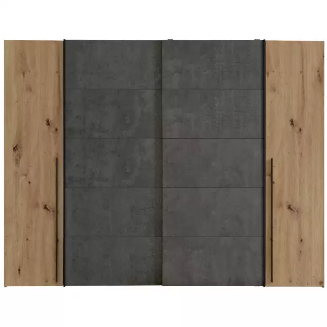 Skriňa Narago 270 cm Dub Artisan/Betón