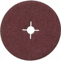 Fíbrový brúsny kotúč, 180 mm, P 80, 3 ks, Drel
