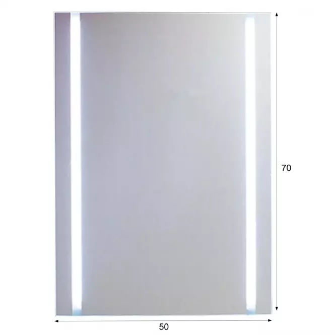 Zrkadlo LED 20,3