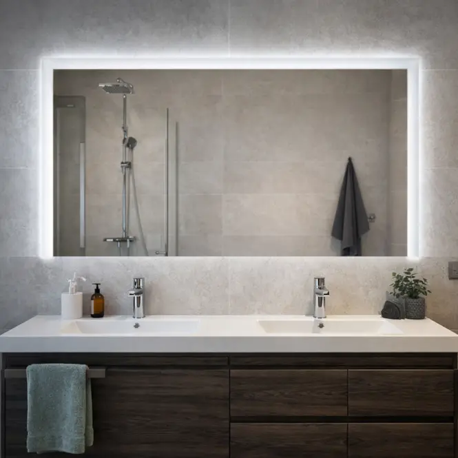 Zrkadlo LED 19 130x90
