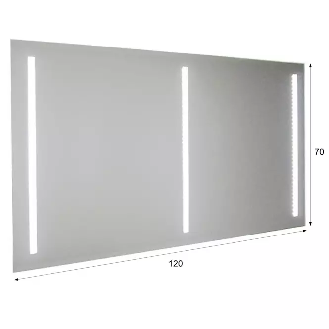 Zrkadlo LED 18,3